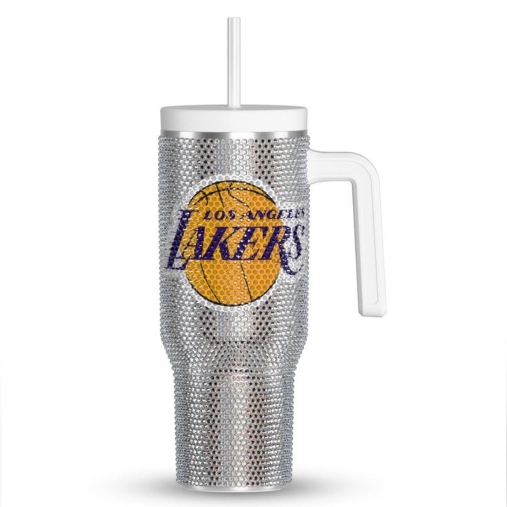 New NBA Limited Edition 40oz Bling Voyager Stainless Steel Tumbler 24 Hours Cold